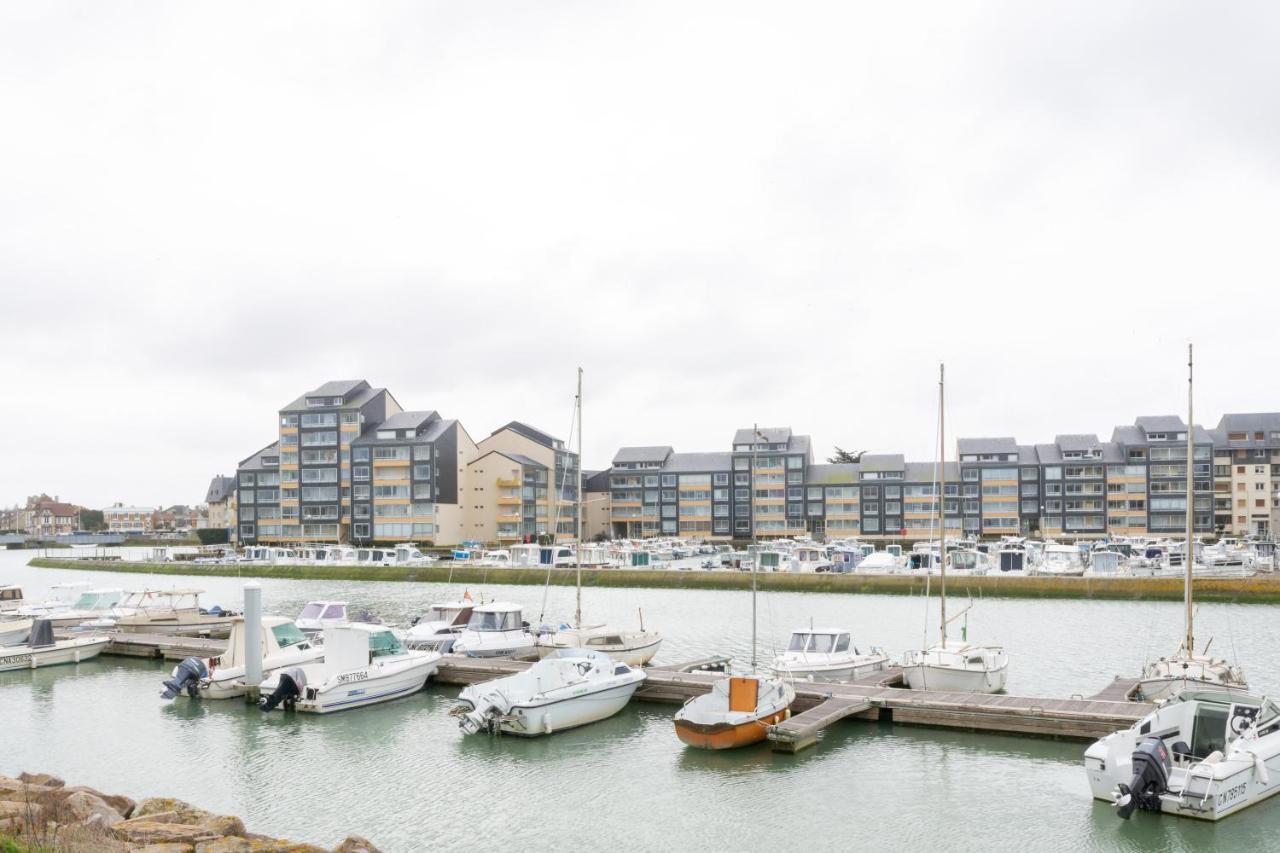 Le Greement - Appt Vue Sur Le Port Courseulles-sur-Mer Exterior foto